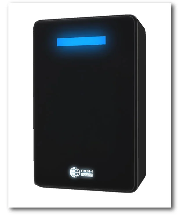RBH N86G-DNB single gang blueLINE smart card reader